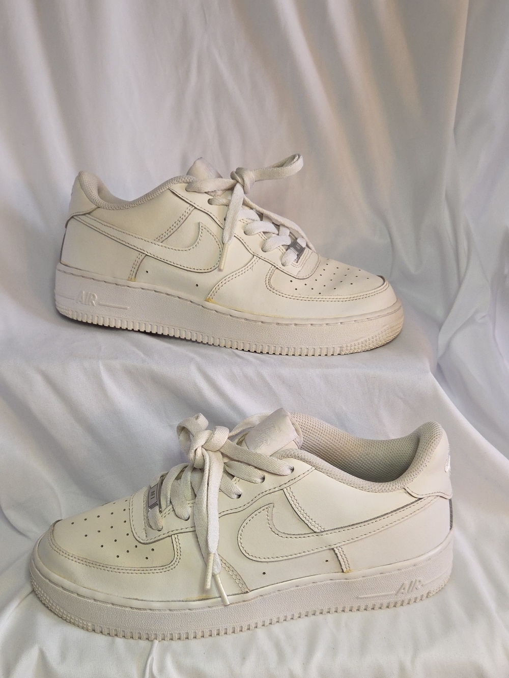 Nike Air Force 1 Low "Triple White" (Big Kids/Youth Size 7Y)